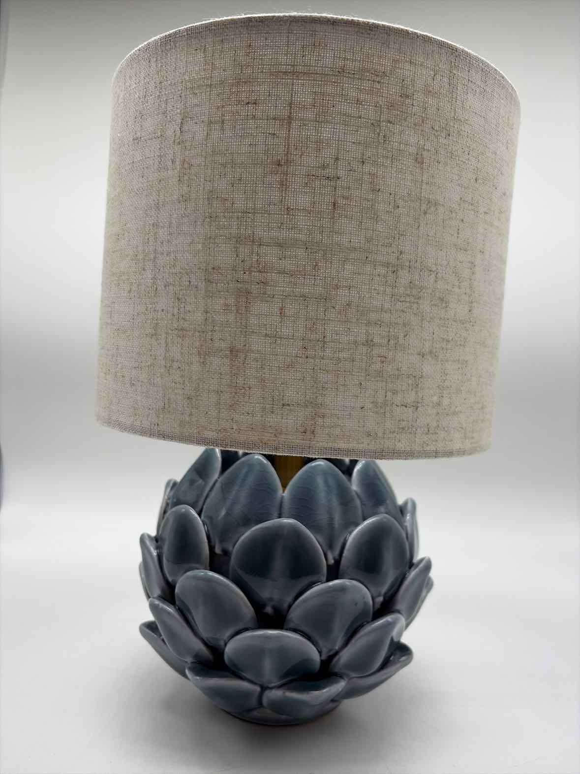 Blue Artichoke Accent Lamp | True Fashionistas.