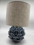 Blue Artichoke Accent Lamp | True Fashionistas.