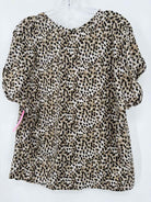Pre-Owned Tommy Bahama Tan Size Large Leopard T-shirt | True Fashionistas.