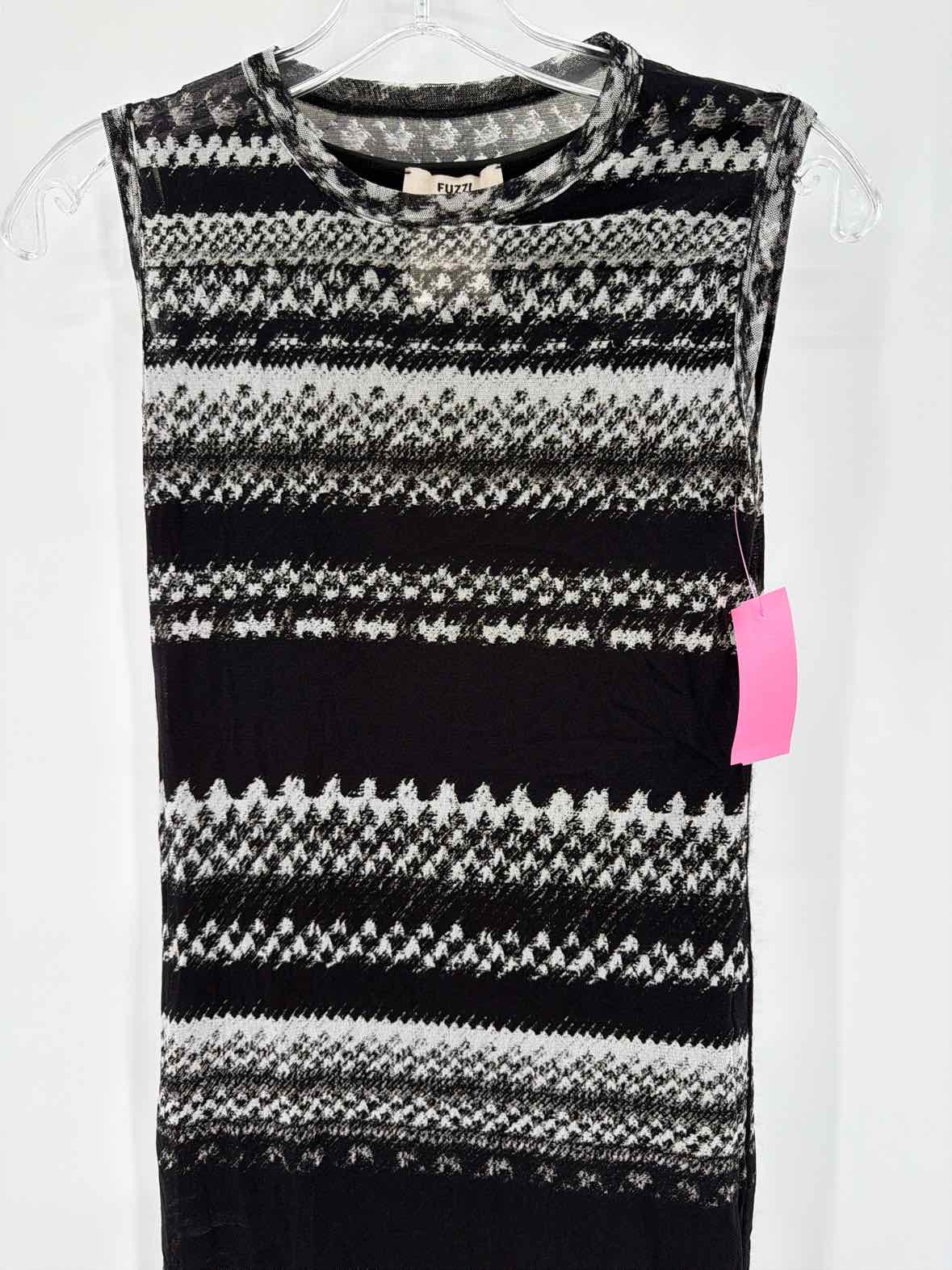 Pre-Owned Fuzzi Black Size Medium Mesh Short Sleeveless Dress | True Fashionistas.
