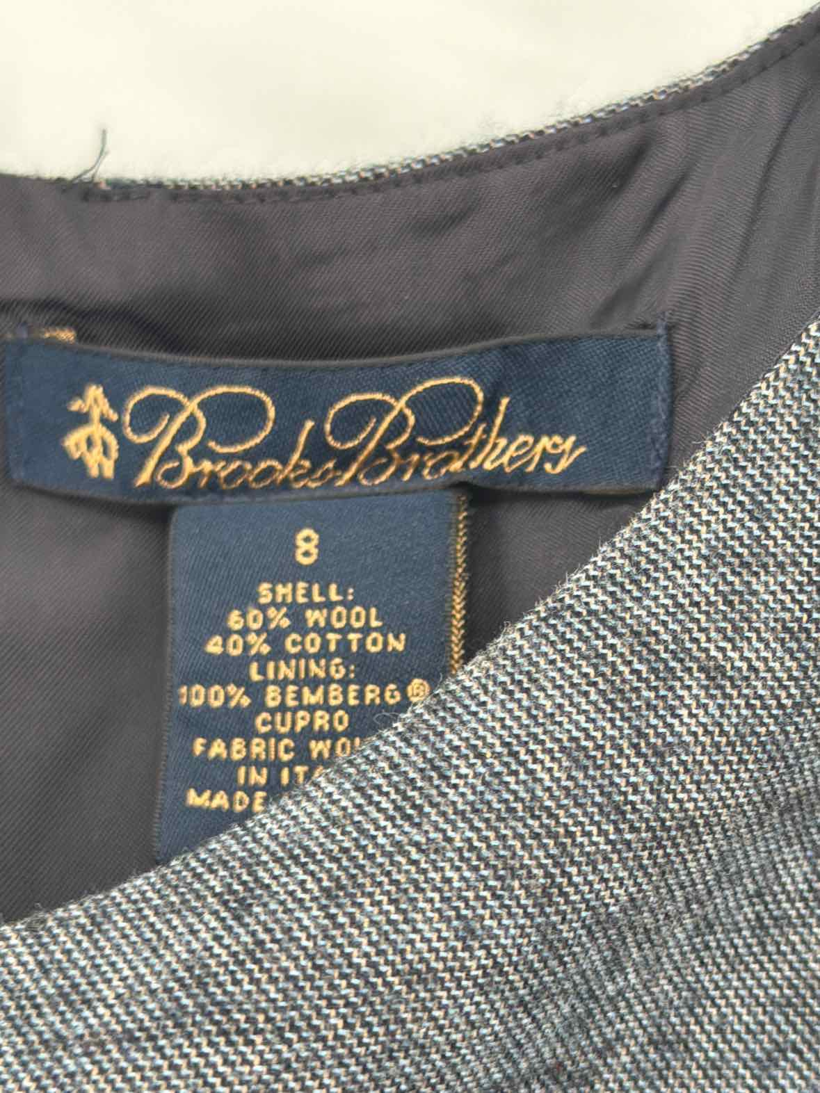 Pre-Owned Brooks Brothers Blue Size 8 Short Sleeveless Dress | True Fashionistas.