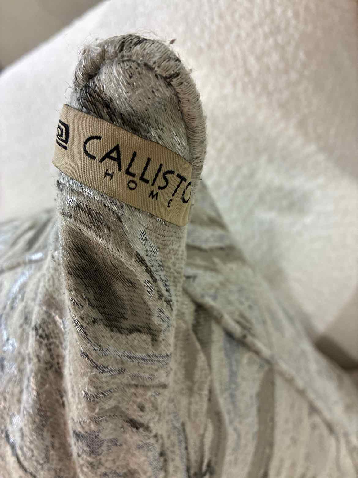 Callisto Gray Fabric Pillow | True Fashionistas.