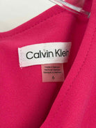 Pre-Owned Calvin Klein Pink Size 6 Short Sleeveless Dress | True Fashionistas.