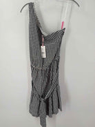 Pre-Owned Vineyard Vines Black Size 12 Check Short Sleeveless Dress | True Fashionistas.