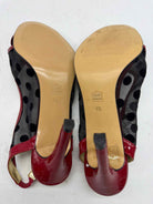 Pre-Owned Marilyn's Black Size 8.5 Slingback Heels | True Fashionistas.