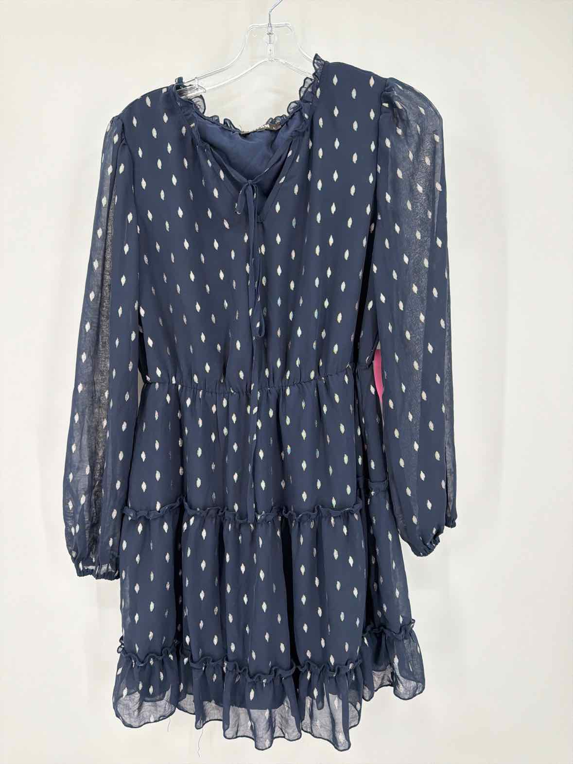 Pre-Owned BTFBM Navy Size Small Short Long Sleeve Dress | True Fashionistas.
