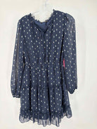 Pre-Owned BTFBM Navy Size Small Short Long Sleeve Dress | True Fashionistas.