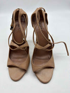 Pre-Owned Alaia Tan Size 38.5 Stiletto Heels | True Fashionistas.