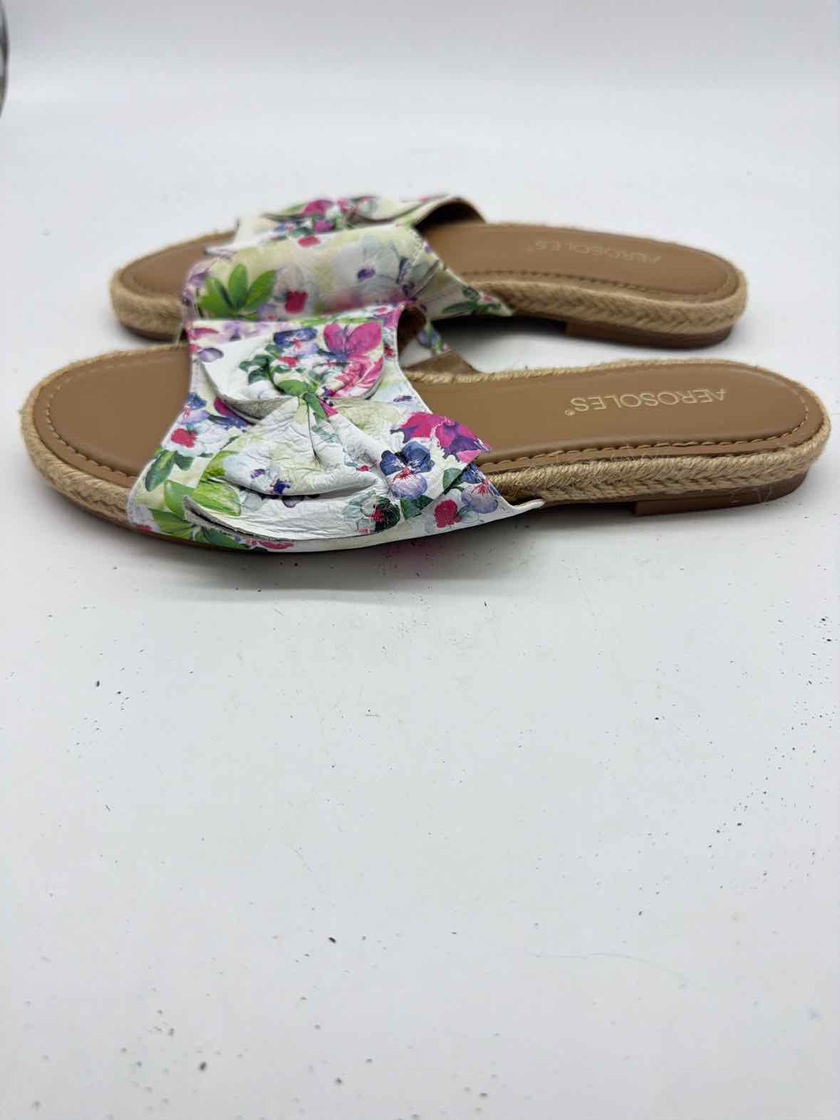 Pre-Owned Aerosoles White Size 8.5 Slide Sandals | True Fashionistas.