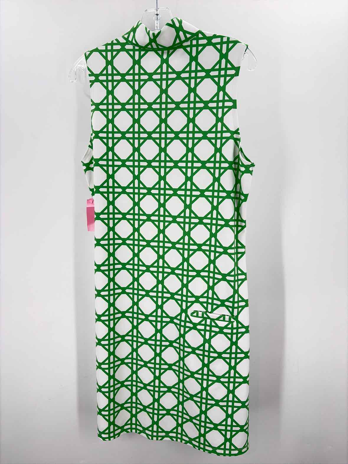 Melly M Green Size Large Knee Length Short Sleeve Dress | True Fashionistas.