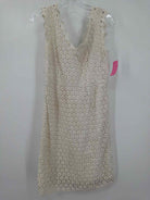 Pre-Owned Lilly Pulitzer White Size 6 Short Sleeveless Dress | True Fashionistas.