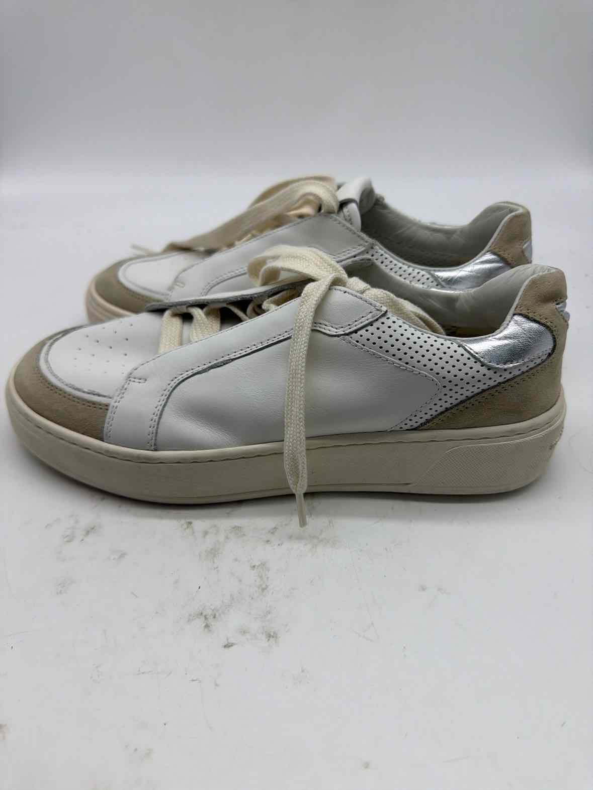 Pre-Owned Stuart Weitzman White Size 8 Fashion Sneaker Athletic Shoes | True Fashionistas.