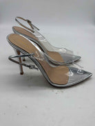 Pre-Owned Gianvito Rossi Clear Size 39 Slingback Heels | True Fashionistas.