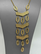 Stella & Dot Gold Tone Chandelier Long Necklace | True Fashionistas.
