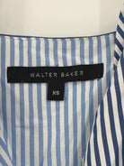 Pre-Owned Walter Baker Blue Size XS Stripe Short Sleeveless Dress | True Fashionistas.