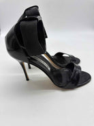 Pre-Owned Manolo Blahnik Black Size 39 Ankle Strap Heels | True Fashionistas.