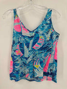 Pre-Owned Lilly Pulitzer Blue Size XS Tank Top | True Fashionistas.