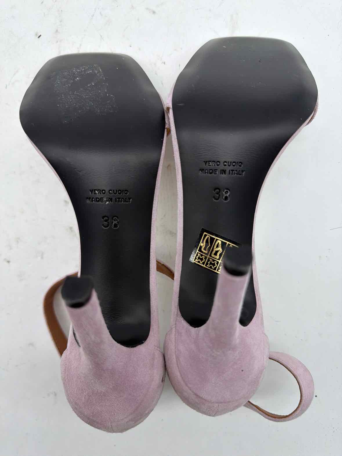 Pre-Owned Via Roma 15 Purple Size 8 Ankle Strap Heels | True Fashionistas.