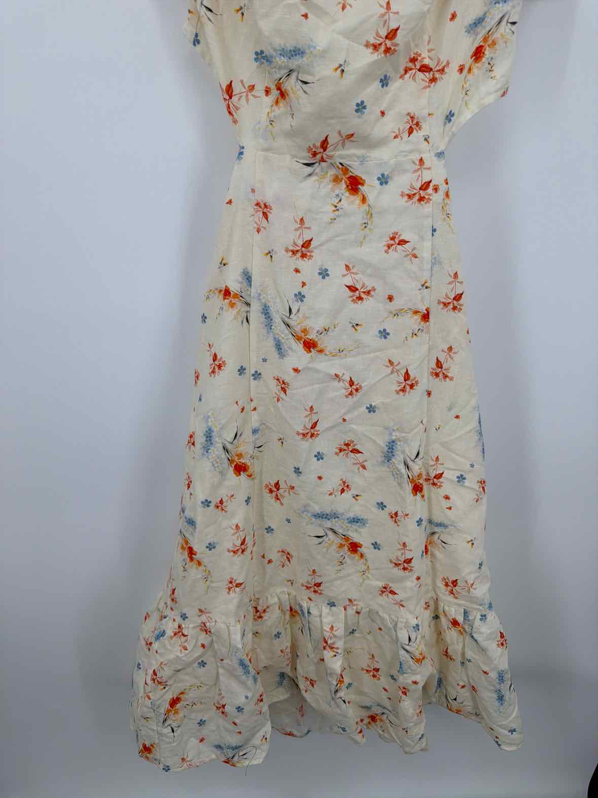 Pre-Owned Paige Ivory Size 8 Long Short Sleeve Dress | True Fashionistas.