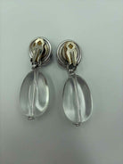 Jeff Lieb Silver clip Drop Earrings | True Fashionistas.