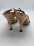 Pre-Owned Dolce & Gabbana Gold Size 6 Strappy Heels | True Fashionistas.