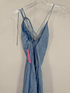 Pre-Owned Viktoria & Woods Blue Size 00 Long Sleeveless Dress | True Fashionistas.