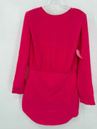 Pre-Owned Amanda Uprichard Pink Size Medium Short Long Sleeve Dress | True Fashionistas.