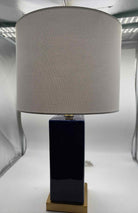 Safavieh Navy And Gold Lamp | True Fashionistas.