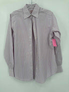Pre-Owned Brooks Brothers Purple Size 6 Stripe Button Down | True Fashionistas.