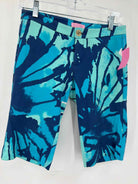 Pre-Owned Lilly Pulitzer Blue Size 00 Printed Shorts | True Fashionistas.