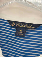 Pre-Owned Brooks Brothers Blue Size 6 Stripe Button Down | True Fashionistas.