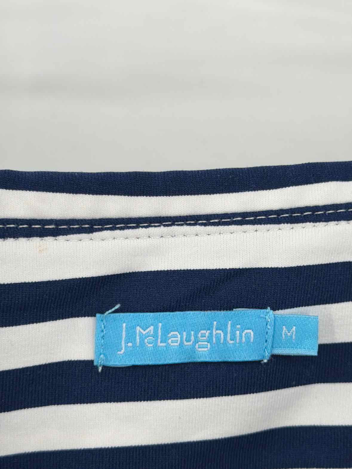 Pre-Owned J Mclaughlin Navy Size Medium Stripe Pencil Skirt | True Fashionistas.