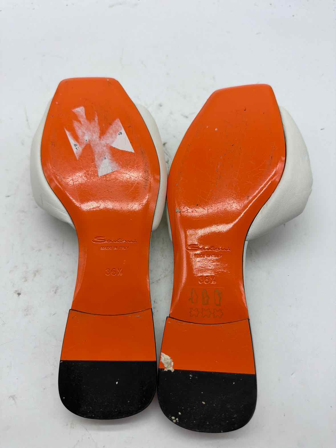 Pre-Owned Santorini White Size 6.5 Mule Sandals | True Fashionistas.