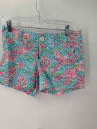 Pre-Owned Lilly Pulitzer Blue Size 0 Callahan Printed Shorts | True Fashionistas.