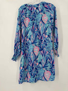 Pre-Owned Lilly Pulitzer Blue Size XS Short Long Sleeve Dress | True Fashionistas.