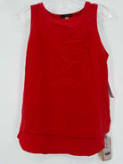 Pre-Owned The Eight Senses Red Size Small Tank Top | True Fashionistas.