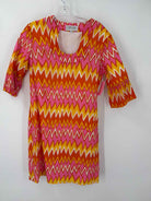 Pre-Owned Skirtin Around Orange Size 10 Short Long Sleeve Dress | True Fashionistas.