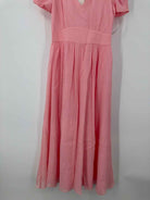 Pre-Owned Love Shack Fancy Pink Size 4 Long Short Sleeve Dress | True Fashionistas.