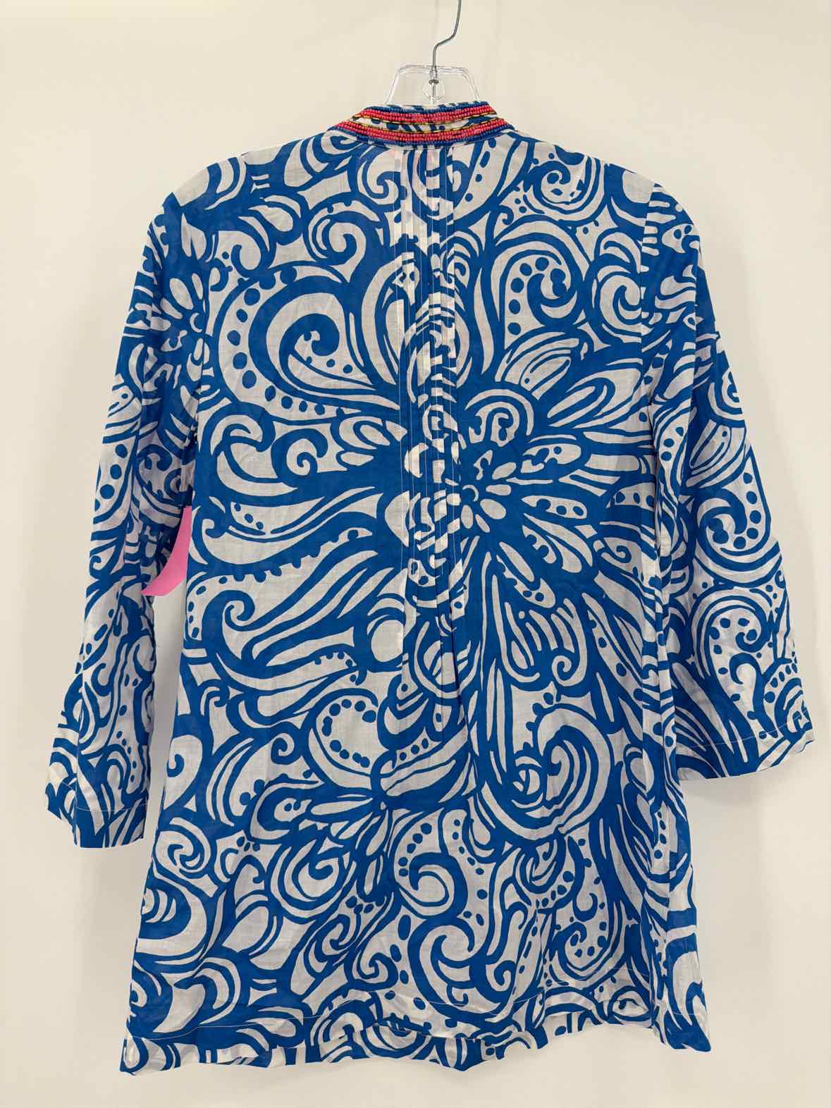 Pre-Owned Lilly Pulitzer Blue Size XS Tunic Blouse | True Fashionistas.