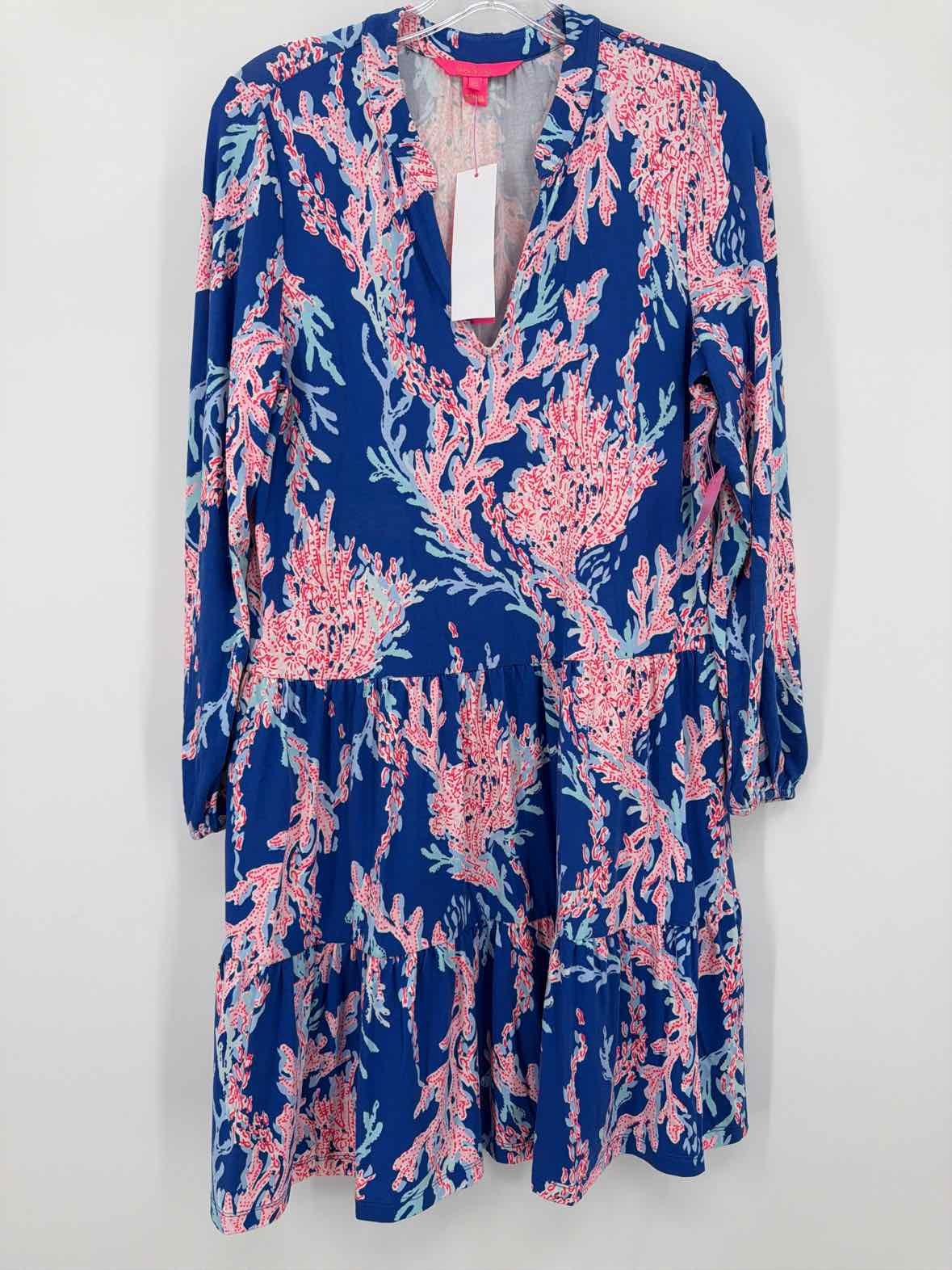 Pre-Owned Lilly Pulitzer Blue Size XS Short Long Sleeve Dress | True Fashionistas.