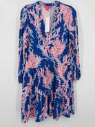 Pre-Owned Lilly Pulitzer Blue Size XS Short Long Sleeve Dress | True Fashionistas.
