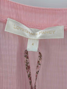 Pre-Owned Love Shack Fancy Pink Size 4 Long Short Sleeve Dress | True Fashionistas.