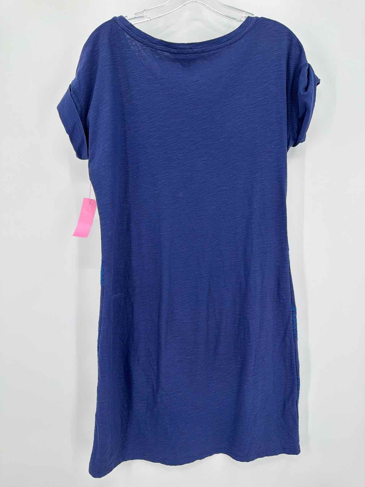 Pre-Owned Tommy Bahama Blue Size Small Short Short Sleeve Dress | True Fashionistas.
