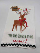 White Christmas Tis the Season Towel | True Fashionistas.