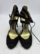 Pre-Owned Tom Ford Black Size 10.5 Strappy Heels | True Fashionistas.