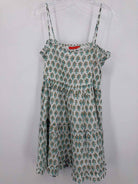 Pre-Owned Oliphant Green Size Large Short Sleeveless Dress | True Fashionistas.