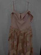 Pre-Owned John Paul Ataker Pink Size 46/12 Gown Long Evening Gown | True Fashionistas.
