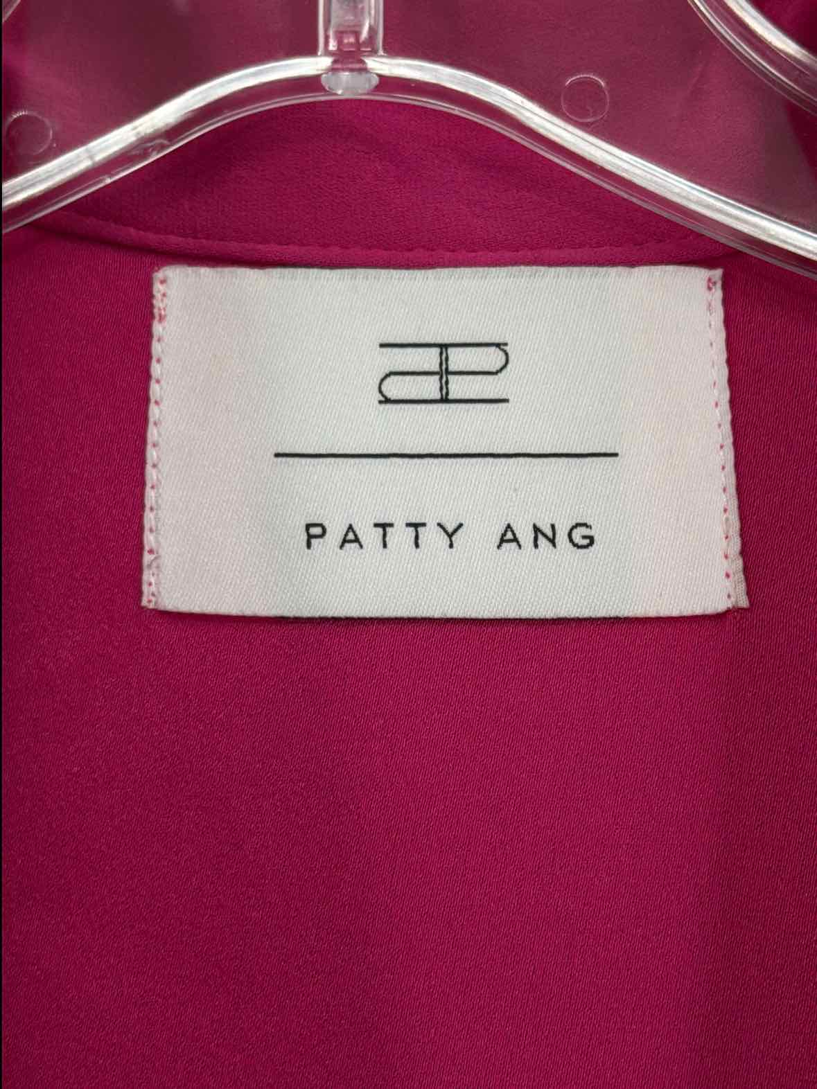 Pre-Owned Patty Ang Pink Size XS Short Long Sleeve Dress | True Fashionistas.