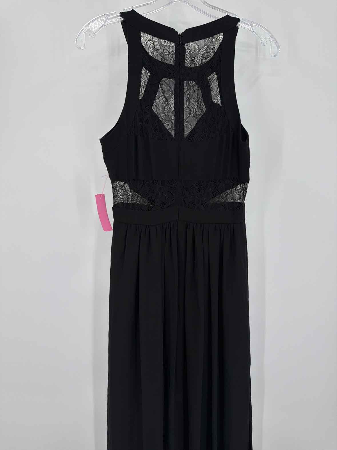 Pre-Owned BCBG Generation Black Size 6 Long Evening Gown | True Fashionistas.