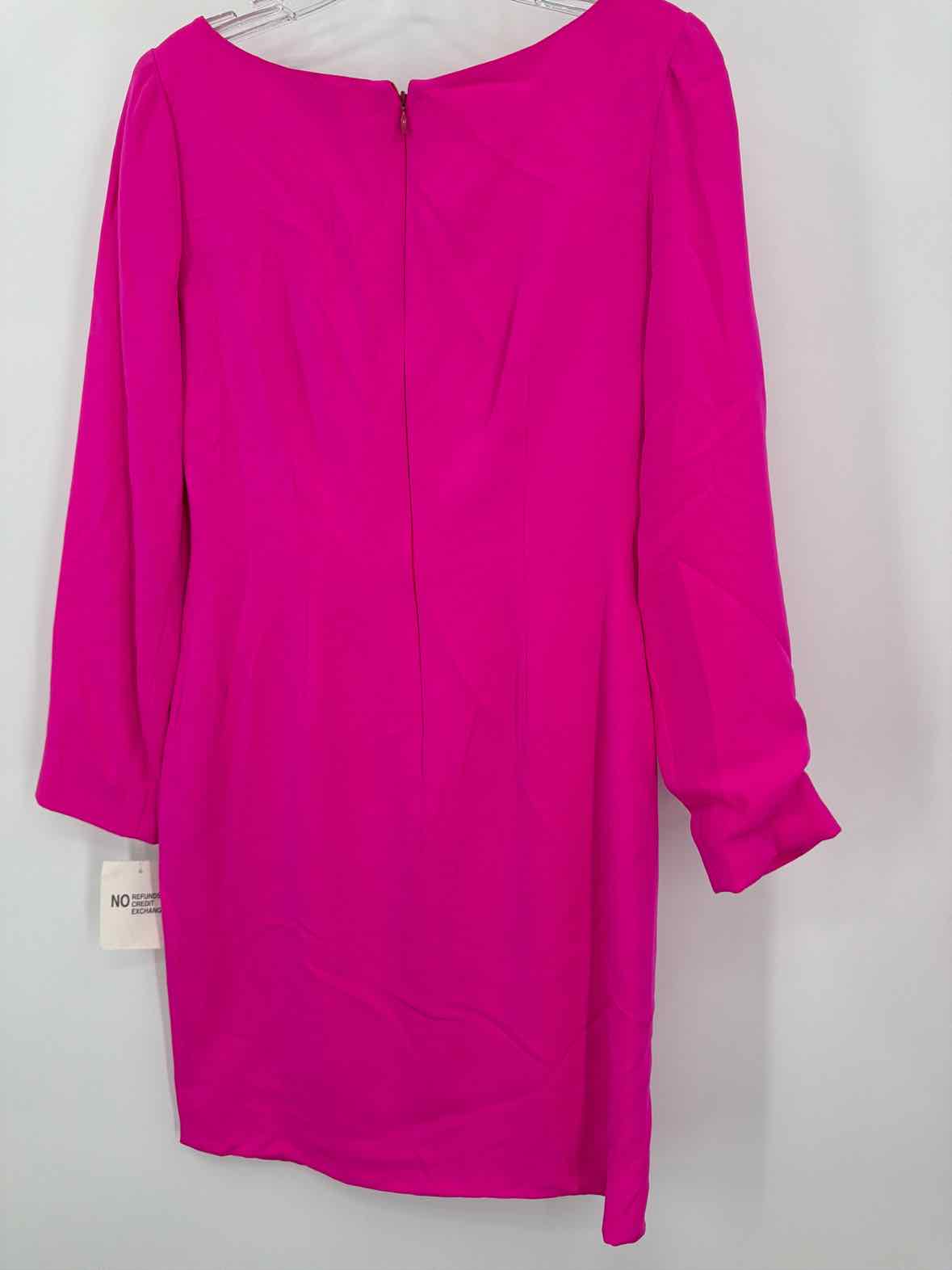 Pre-Owned Eric Gaskins Pink Size 6 Cocktail Short Long Sleeve Dress | True Fashionistas.
